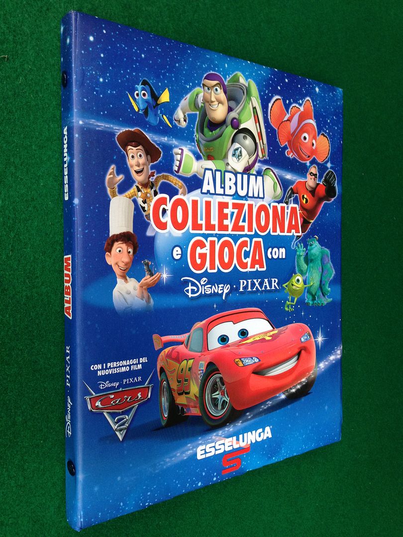 ALBUM figurine COLLEZIONA E GIOCA CON DISNEY PIXAR Ed. Esselunga